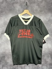 Vintage 80s Texas Tech University Red Raiders Mesh Soccer Shirt Jersey M