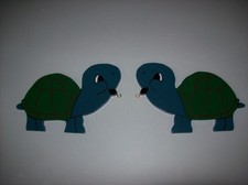 Vintage TURTLE Welcome Sign Wood Folk Art Lawn Art Yard Art Garden Decor