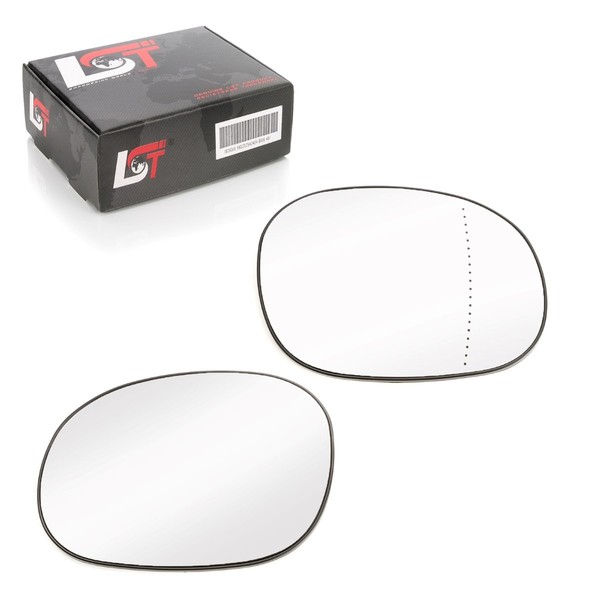 Seitenspiegel Glas Set AsphäRisch Manuell Links Rechts FüR Peugeot 206 T3E 2E 2A-image