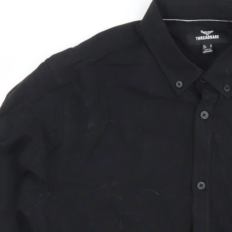 Threadbare Men's Black Button-Down Long Sleeve Ca… - image 9