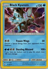 Black Kyurem 61/236 Holo Rare Pokemon Card SM - Cosmic Eclipse
