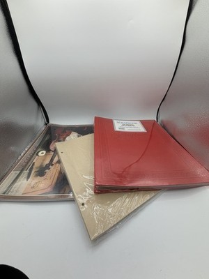 2 Scrapbooks And 1 Pack Of Scrapbook Pages (3 Items In Lot)