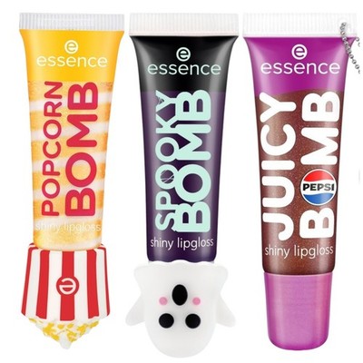 essence Spooky Popcorn Juicy Pepsi Bomb Limited Edition Shiny Lipgloss 3er Pack