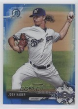 2017 Bowman Chrome Prospects Blue Refractor 13/150 Josh Hader #BCP106 a6i