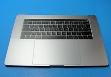 MacBook Pro A1707 15" 2016 MLH32LL/A Top Case Palmrest NO Battery Gray 661-06377
