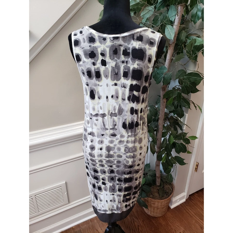 Vestido Vaina Para Mujer Simply Vera Vera Wang Mediano Multi Abstracto Estampado Elástico Foto 4 de 4