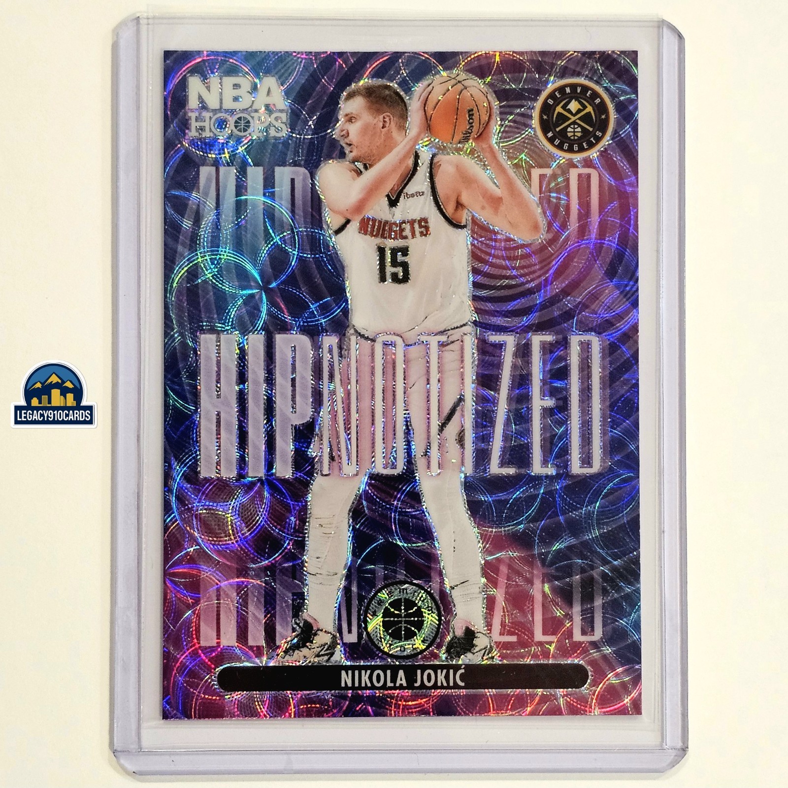 2023-24 Hoops Premium Stock Nikola Jokic Hipnotized Prizm SSP! Case Hit! Nuggets