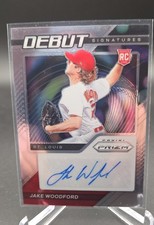 2021 Panini Prizm - Debut Signatures Jake Woodford #DS-JW (AU, RC)