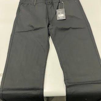 BLUE ICE PREMIUM CLOTHING MENS SLACKS - SIZE: MEN 34 - BLACK