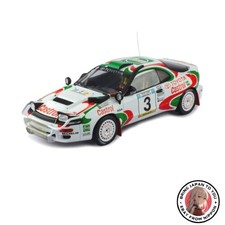 Ixo 1/18 Toyota Celica Turbo 4WD ST185 1993 Safari Rally 3rd Place #3 I. Duncan