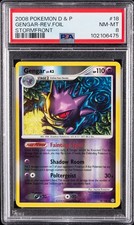 2008 POKEMON DIAMOND & PEARL STORMFRONT #18 GENGAR-REVERSE FOIL PSA 8 on eBay