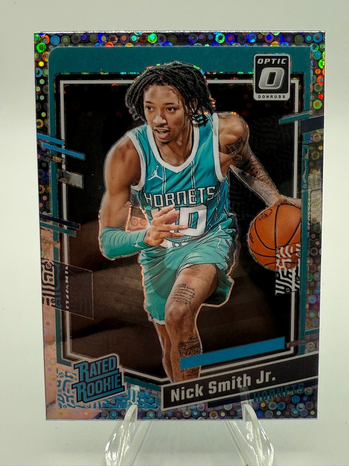 2023-24 Panini Donruss Optic - Rated Rookie Nick Smith Jr. #224 Fast Break Prizm