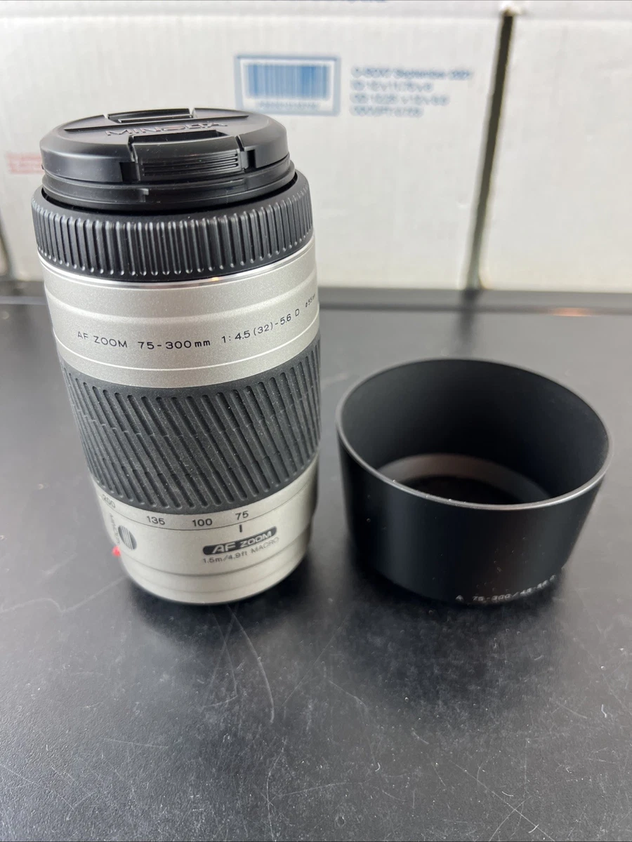 Minolta 75-300mm Focal Camera Lenses for sale - eBay