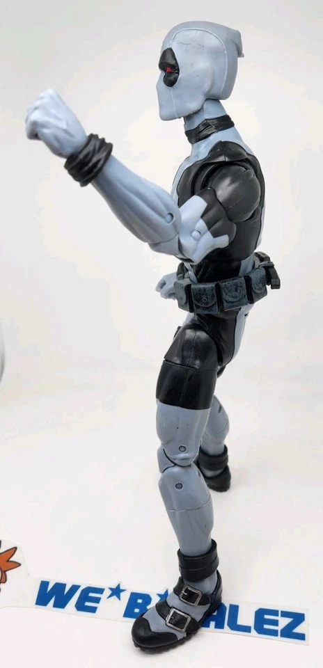 Figura de acción Hasbro E1974 2017 Marvel Legends X-Force Deadpool traje gris 12" Foto 4 de 4