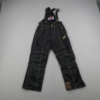 Vintage Nike Ski Bib Mens XL Black Salopettes Pants Overalls