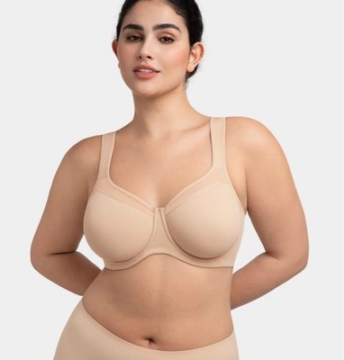 HSIA Alina Full Coverage Underwire Bra Plus Size Supportive Unlined...