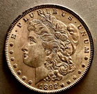 1892 Morgan Silver Dollar HTF Philadelphia in Uncirculated