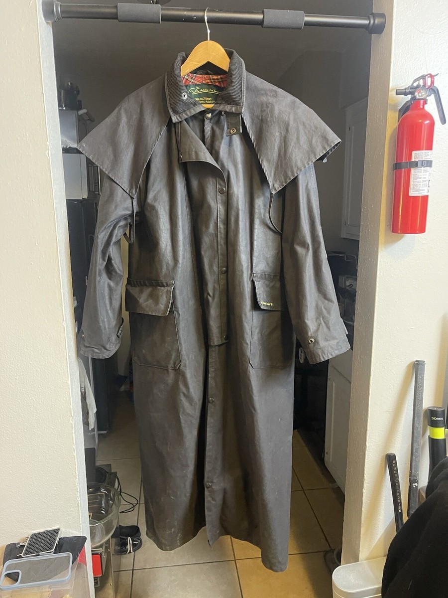 The Australian Coat Company - Aussie Long Riding Coat - Oilskin
