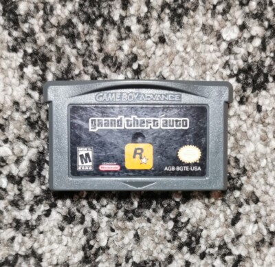 Grand Theft Auto Game Cartridge GBA (Tested Authentic)