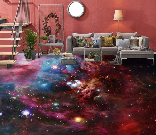 3D MOON STARS A5617 Ceiling WallPaper Murals Wall Print Decal Deco AJ WALL Fay EUR 26,94