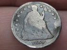 1859 O Seated Liberty Half Dime- New Orleans, Good Details