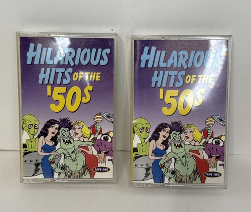 Hilarious Hits Of The ‘50s Music Cassette Tape Set (2) Cema 1996 S42-18823