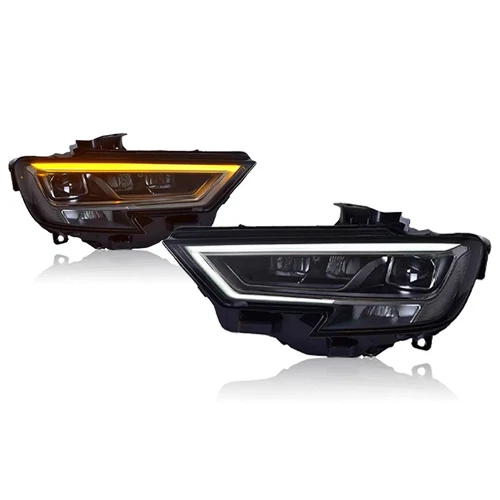 Par de faros delanteros proyectores DRL para Audi A3 S3 2017-2020 actualización LED OEM - Imagen 2 de 14