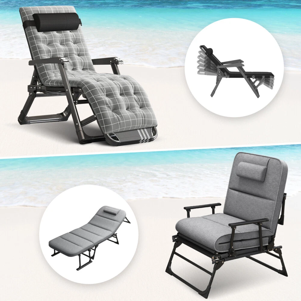 Tri fold deals chaise lounge chair