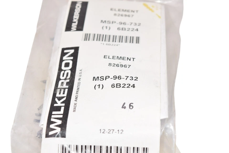 NUEVO filtro coalescente Wilkerson MSP-96-732 6B224  Foto 2 de 3