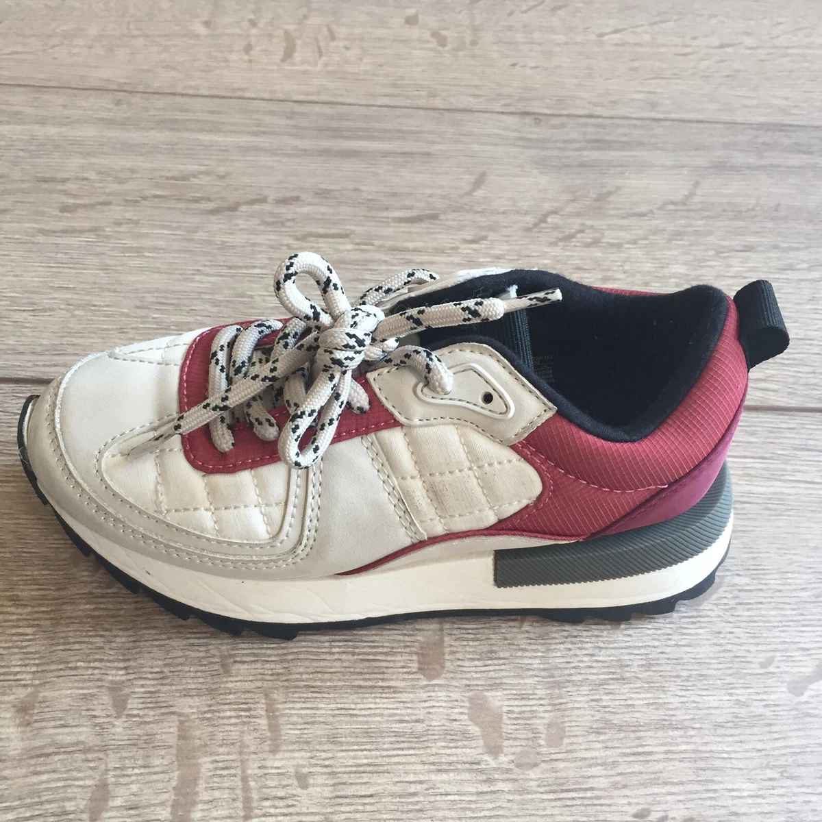 Zara Boys Kids Trainers Size 11.5 EU 30 Beige Lace Up Shoes eBay