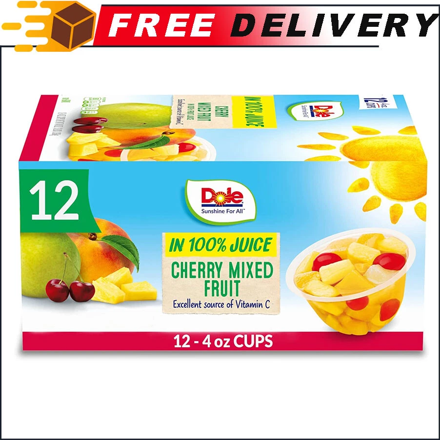 Dole Jello Fruit Cups