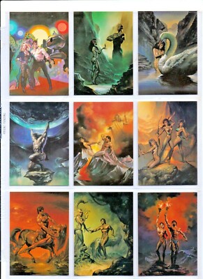 Boris Vallejo Fantasy Art 1991 Series 1 Complete Set Comic Boris Vallejo Fantasy Art 1991 Series 1 Complete Set Comic