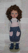 Kemper HEATHER Doll Wig SIZE 8/9 LIGHT BROWN Full Head Various Length Curls NWT