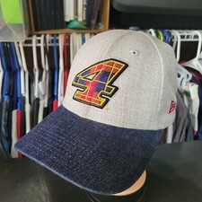 Gorra de béisbol Nascar Kevin Harvick #4 Snapback New Era 9Forty negra gris