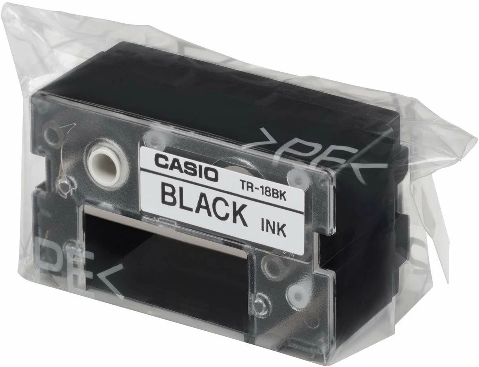 CASIO Disc Title Printer Ink Ribbon TR-18-3P 3pcs From Japan - Image 2 of 3
