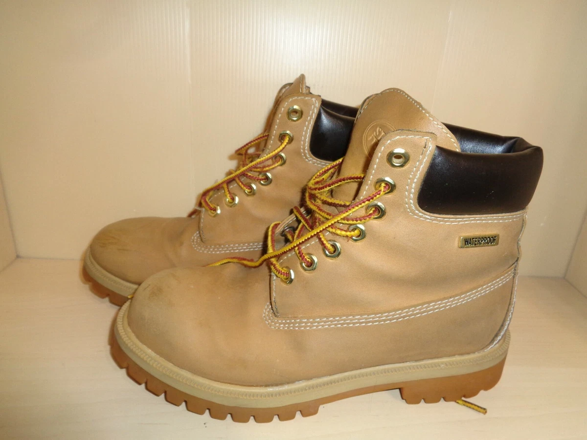 Womens tan sales work boots
