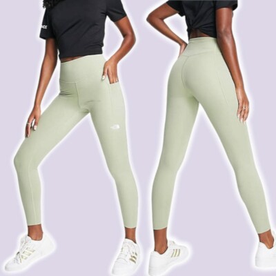 NWT The North Face Women's Midline High-Rise Pocket 7/8  Leggings Large Flax 