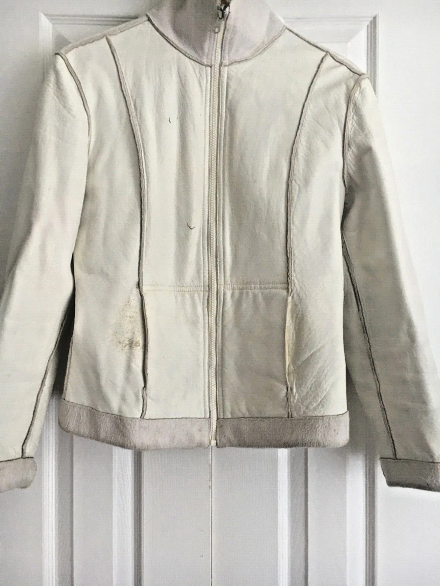 Wilson leather hotsell white jacket