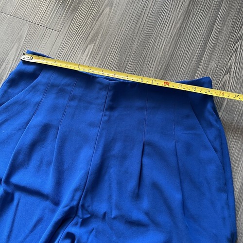 Ted Baker Zettah Culottes Womens US 8 Wide Leg Pants Cropped Blue Resort Wear - Picture 4 of 12