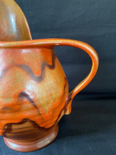 PLATEELBAKKERIJ - Gouda Art Nouveau Ceramic Ewer - Zuid-Holland - Circa 1925 - Picture 3 of 8