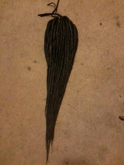 Negro 52 Dread Lock extensiones sintéticas SE; Dreadfalls Foto 3 de 3