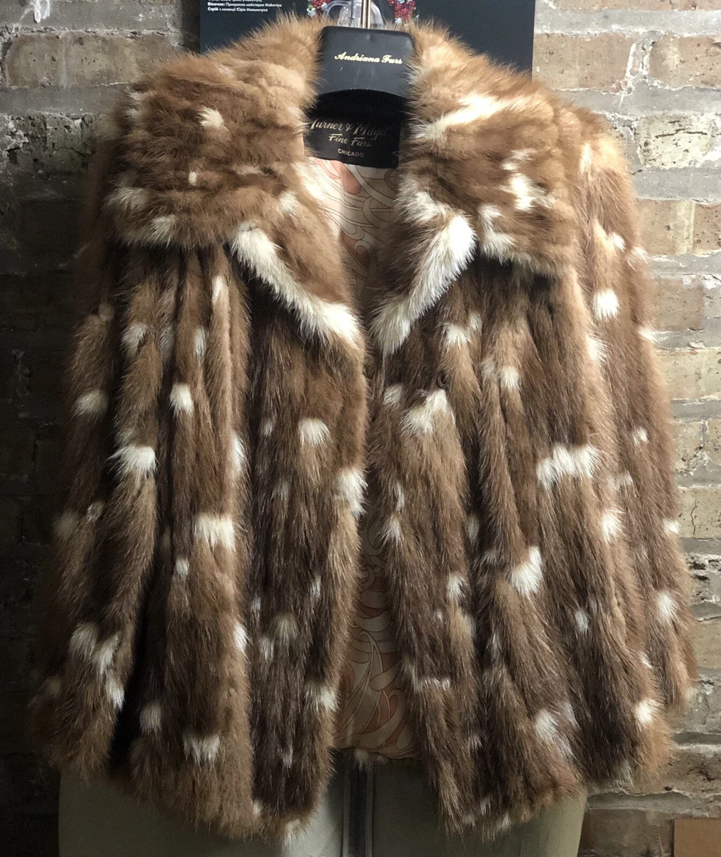 Vintage FUR COAT short Turner And Magit Chicago