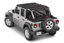 Mastertop Windstopper Tonneau Cover For 18-24 Jeep Wrangler 4 Door Hard Top