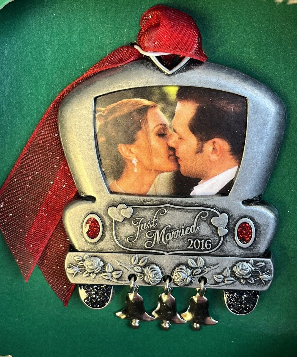 Just married 2016 christmas ornament deals