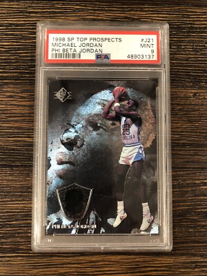 1998 Upper Deck SP Phi Beta Jordan #J21 Michael Jordan PSA 9. POP 