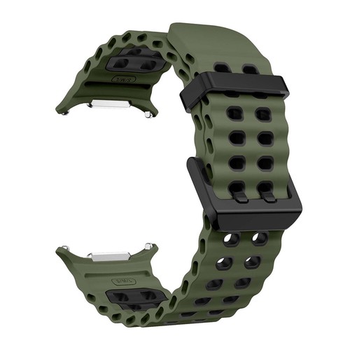Correa deportiva de silicona suave para Samsung Galaxy Watch 7 Ultra 47 mm correa sin huecos - Imagen 26 de 30