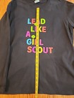 Girl Scout Ladies Large Long Sleeve T Shirt Black - Lead Like A Girl Scout — photo 5