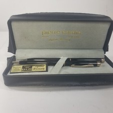 Pierre Cardin Pen and Mechanical Pencil Set Black Lacquer