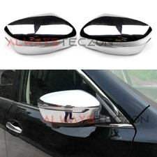 Chrome Rearview Door Wing Mirrors Cover Accessories For Nissan Juke 2014-2018