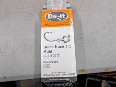 Moule à Plombs Do-It Bulletnose Jig 3/8 & 1/2 Oz - BDB-5-3812